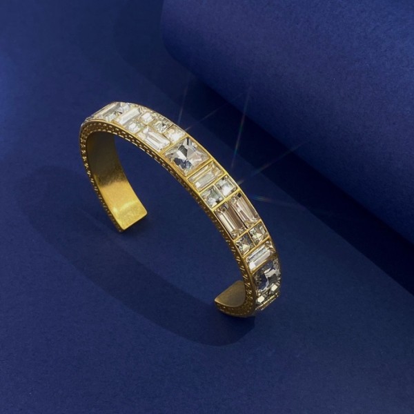 ❤펜디 여성 옐로우 골드 팔찌 - Fendi Womens Yellow-gold Bangle - acc470x