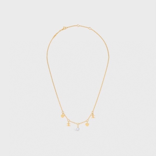 ❤셀린느 여성 골드 목걸이 - Celine Womens Gold Necklace - acc487x