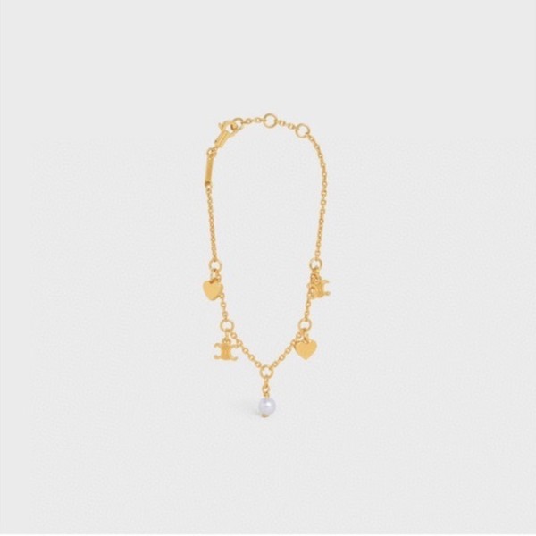 ❤셀린느 여성 골드 팔찌 - Celine Womens Gold Bangle - acc489x
