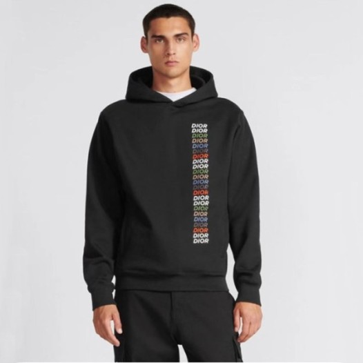 ❤디올 남성 블랙 후드티 - Dior Mens Black Hoodie - di865x