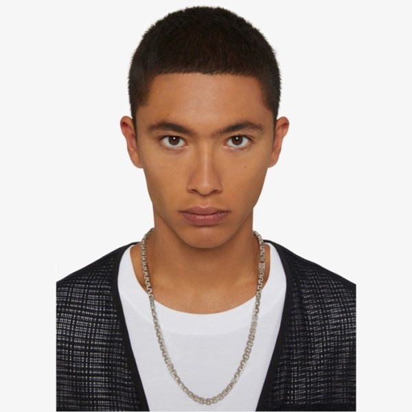 ❤지방시 남성 화이트 골드 목걸이 - Givenchy Mens White Gold Necklace - acc498x