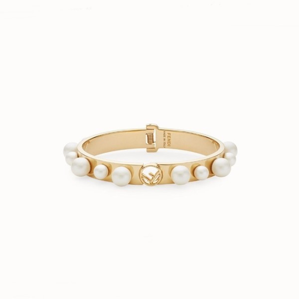 ❤펜디 여성 골드 팔찌 - Fendi Womens Gold Bangle - acc504x