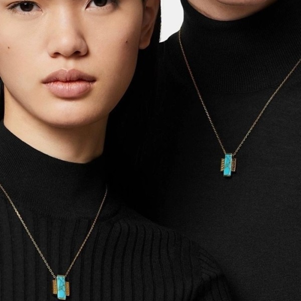 ❤베르사체 남/녀 옐로우 골드 목걸이 - Versace Unisex Yellow Gold Necklace - acc537x