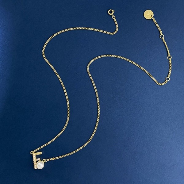 ❤펜디 여성 옐로우 골드 목걸이 - Fendi Womens Yellow-gold Necklace - acc545x