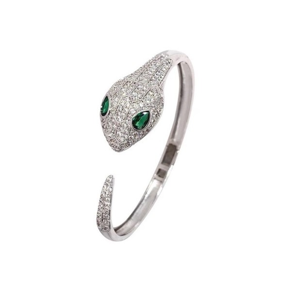 ❤보테가베네타 여성 화이트 골드 팔찌 - Bottega veneta Womens White Gold Bangle - acc552x