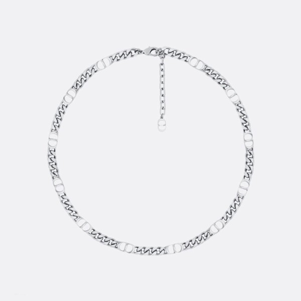 ❤디올 남성 화이트 골드 목걸이 - Dior Mens White-gold Necklace - acc565x