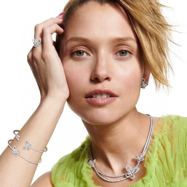 ❤그라프 여성 화이트 골드 팔찌 - Graff Womens White-gold Bangle - acc587x