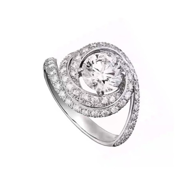 ❤까르띠에 여성 화이트 골드 반지 - Cartier Womens White Gold Ring - acc591x