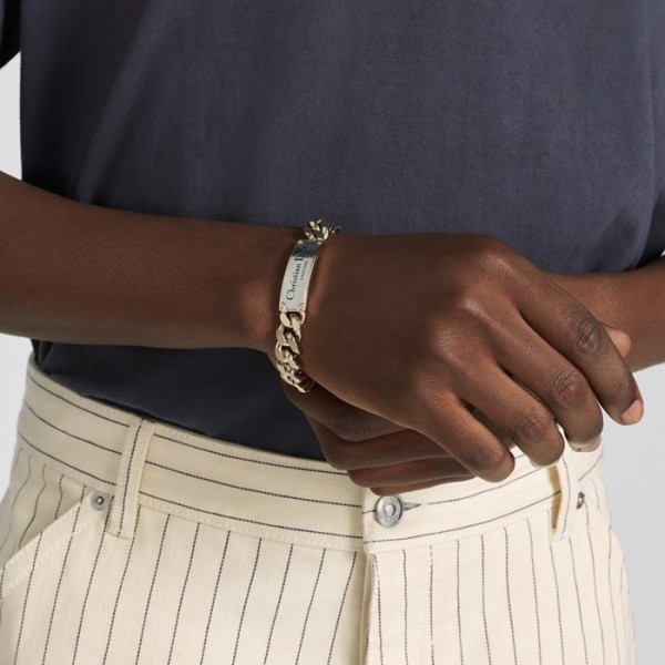 ❤디올 남성 옐로우 골드 팔찌 - Dior Mens Yellow Gold Bangle - acc595x