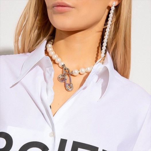 ❤비비안웨스트우드 여성 화이트 골드 목걸이 - Vivienne Westwood Womens White-gold Necklace - acc619x