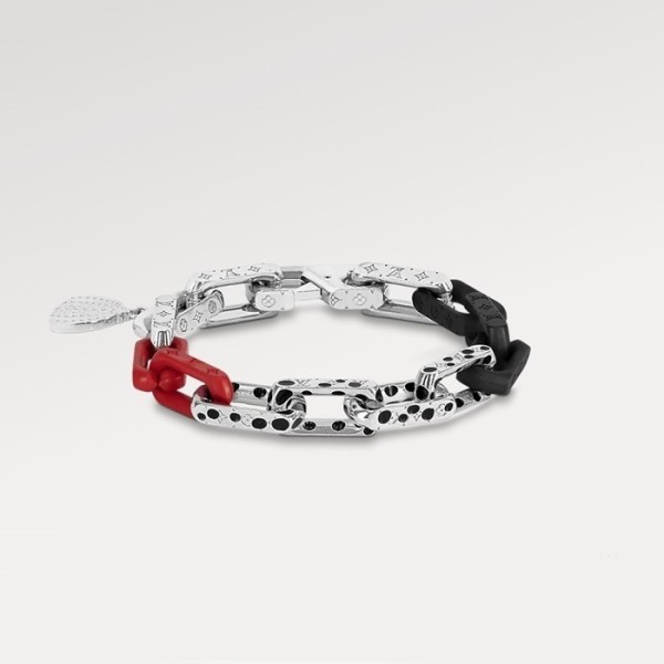 ❤루이비통 남성 화이트 골드 팔찌 - Louis vuitton Mens White Gold Bangle - acc625x