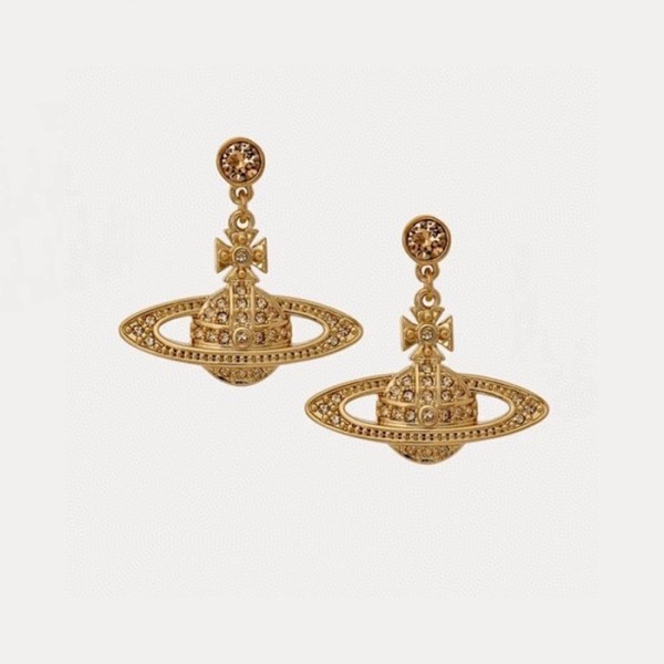 ❤비비안웨스트우드 여성 옐로우 골드 이어링 - Vivienne Westwood Womens Yellow Gold Earring - acc650x