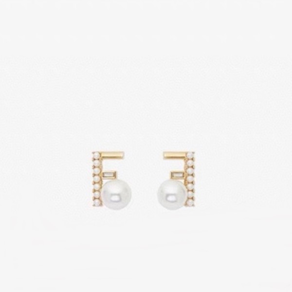 ❤펜디 여성 옐로우 골드 이어링 - Fendi Womens Yellow-gold Earring - acc656x