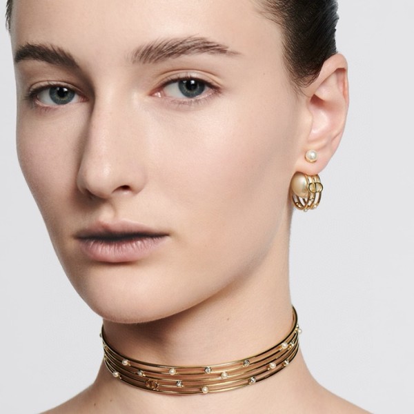 ❤디올 여성 골드 이어링 - Dior Womens Gold Earrings - acc667x