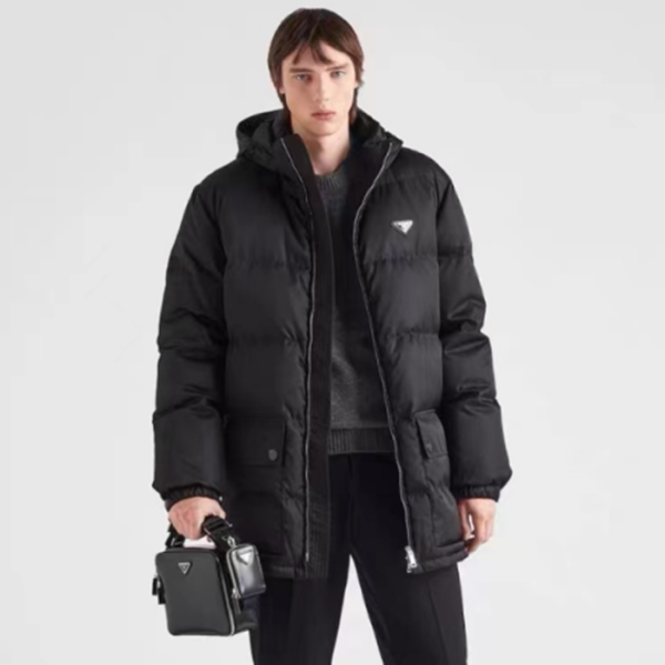 ❤프라다 남성 블랙 다운 패딩 - Prada Mens Black Down Padding - pr863x