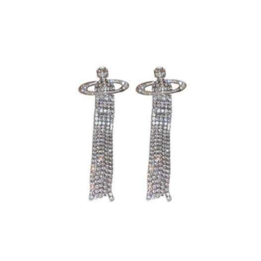 ❤비비안웨스트우드 여성 화이트 골드 이어링 - Vivienne Westwood Womens White Gold Earring - acc683x