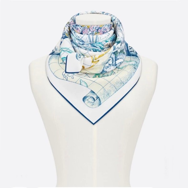 ❤디올 여성 블루 스카프 - Dior Womens Blue Scarf - di869x