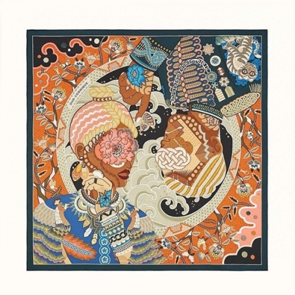 ❤에르메스 여성 네이비 스카프 - Hermes Womens Navy Scarf - he529x