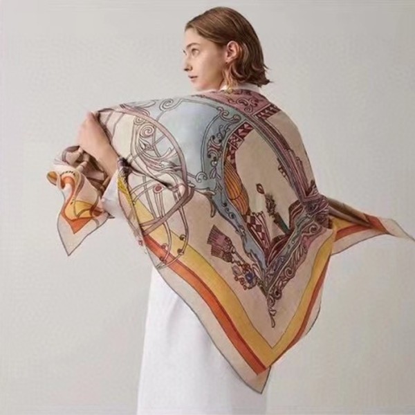 ❤에르메스 여성 베이지 스카프 - Hermes Womens Beige Scarf - he539x
