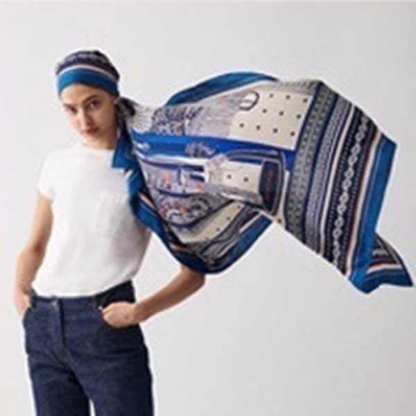 ❤에르메스 여성 블루 스카프 - Hermes Womens Blue Scarf - he540x