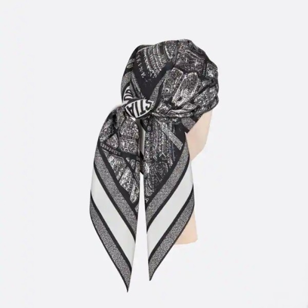 ❤디올 여성 블랙 스카프 - Dior Womens Black Scarf - di871x
