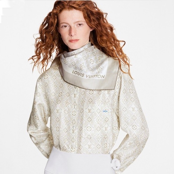 ❤루이비통 여성 베이지 스카프 - Louis vuitton Womens Beige Scarf - lv2065x