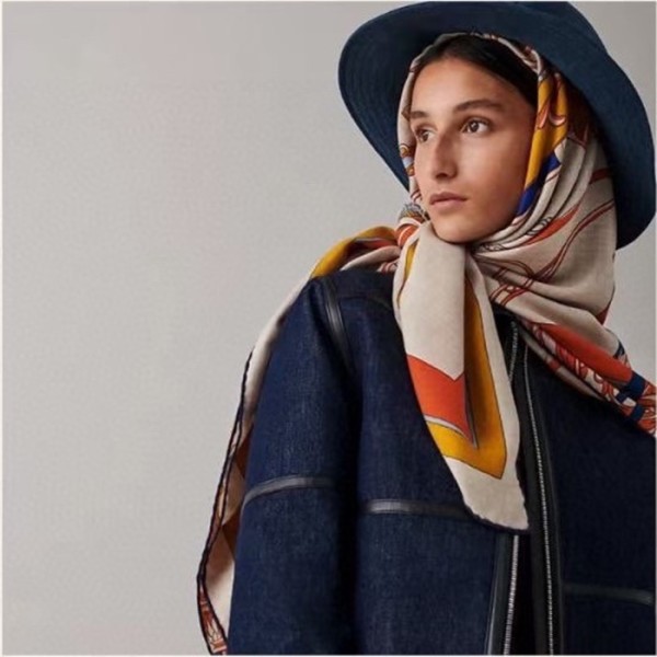 ❤에르메스 여성 오렌지 스카프 - Hermes Womens Orange Scarf - he545x