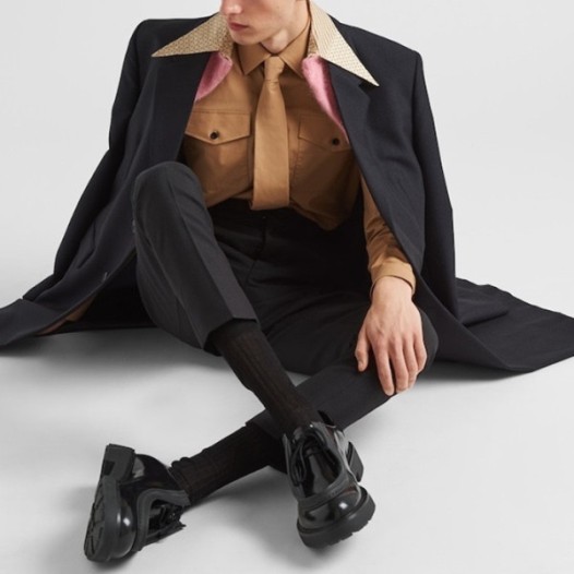 ❤프라다 남성 클래식 블랙 로퍼 - Prada Mens Black Loafer - pr862x