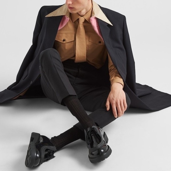 ❤프라다 남성 클래식 블랙 로퍼 - Prada Mens Black Loafer - pr862x