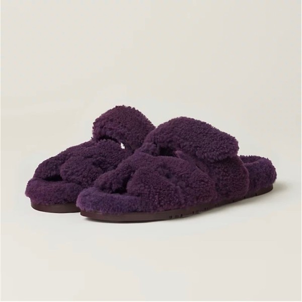 ❤에르메스 여성 퍼플 슬리퍼 - Hermes Womens Purple Slippers - he540x