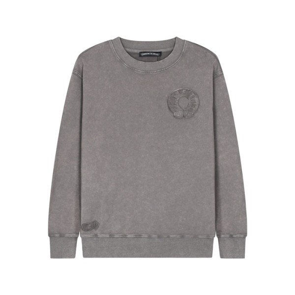 ❤크롬하츠 남성 그레이 맨투맨 - Chrome Hearts Mens Gray Tshirts - ch215x