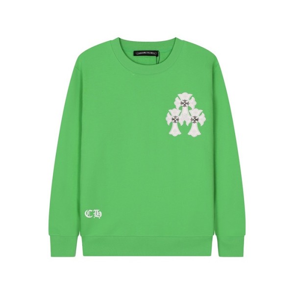 ❤크롬하츠 남성 그린 맨투맨 - Chrome Hearts Mens Green Tshirts - ch217x