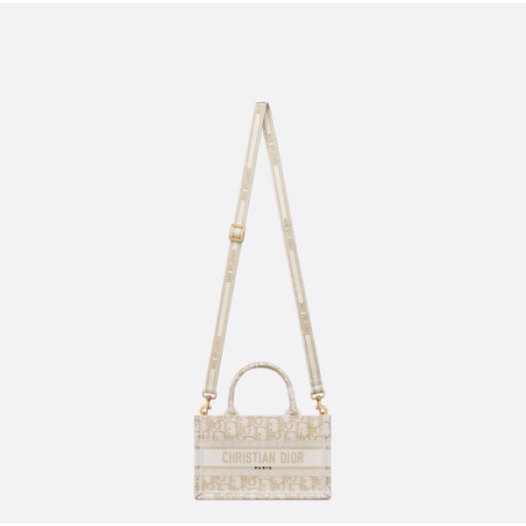 ❤디올 여성 골드 미니 북토트 - Dior Womens Gold Mini Book Tote - di888x
