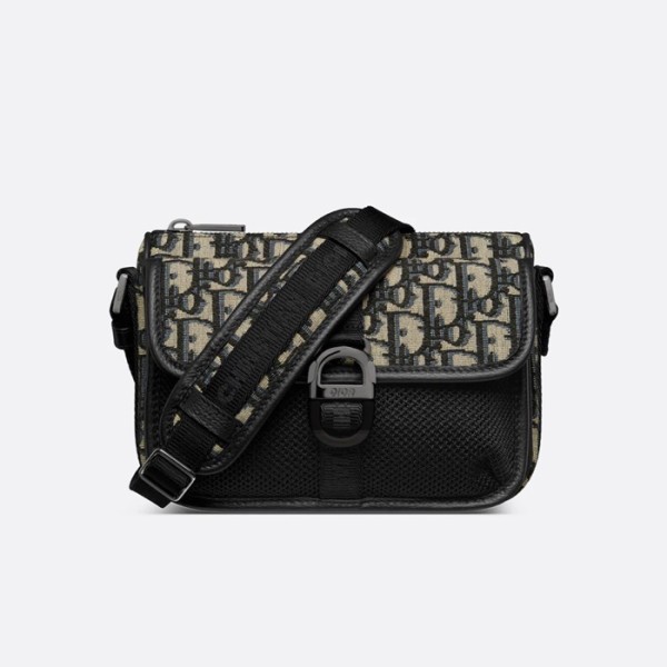❤디올 남성 오블리크 사파리 메신저 백 - Dior Mens Black Cross Bag - di811x