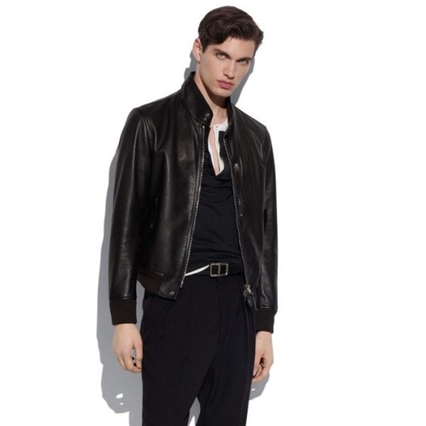 ❤톰포드 남성 블랙 가죽 자켓 - Tom Ford Mens Black Jackets - tof71x