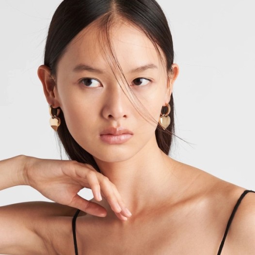 ❤프라다 여성 골드 이어링 - Prada Womens Gold Earring - acc694x
