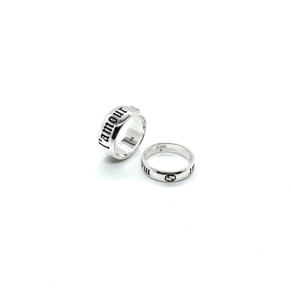 ❤구찌 남/녀 화이트 골드 반지 - Gucci Unisex White Gold Ring - acc714x