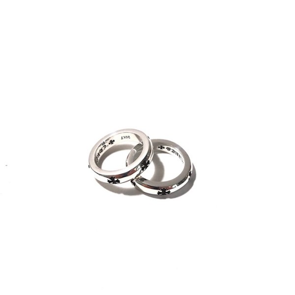 ❤크롬하츠 남/녀 화이트 골드 반지 - Chrome Hearts Unisex White Gold Ring - acc716x