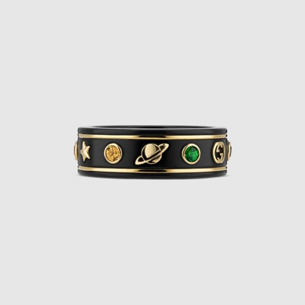 ❤구찌 여성 블랙 반지 - Gucci Womens Black Ring - acc717x