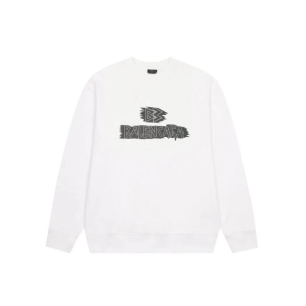 ❤발렌시아가 남성 화이트 맨투맨 - Balenciaga Mens White Tshirts - ba870x
