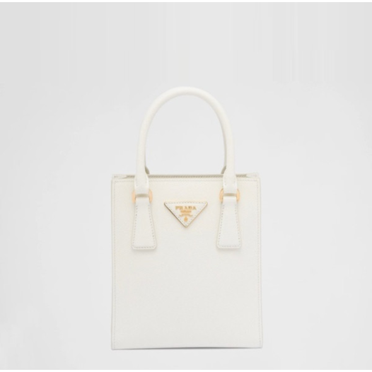 ❤프라다 여성 화이트 사피아노 토트백 - Prada Womens White Tote Bag - pr869x