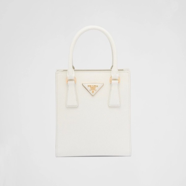 ❤프라다 여성 화이트 사피아노 토트백 - Prada Womens White Tote Bag - pr869x