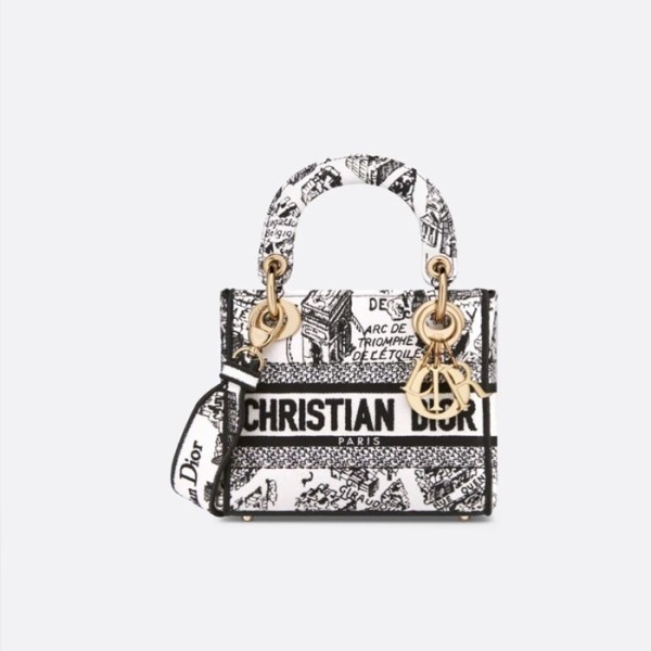 ❤디올 여성 블랙 레이디백 - Dior Womens Black Lady Bag - di894x