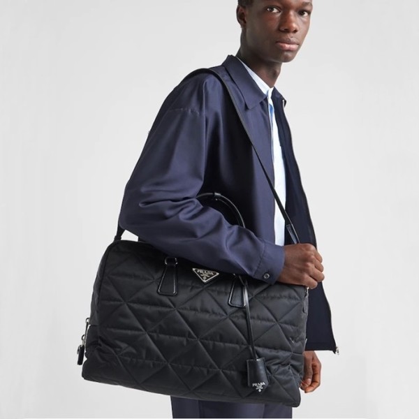 ❤프라다 남성 블랙 키폴 - Prada Mens Black Keepall - pr878x