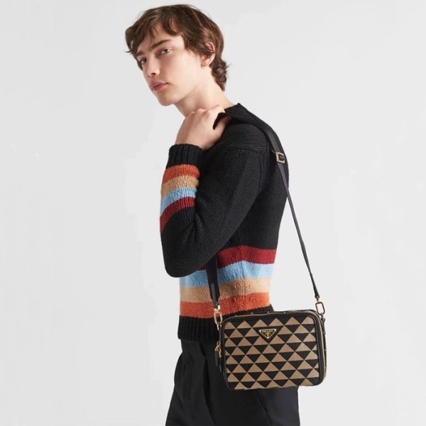 ❤프라다 남성 블랙 메신저백 - Prada Mens Black Shoulder Bag - pr879x