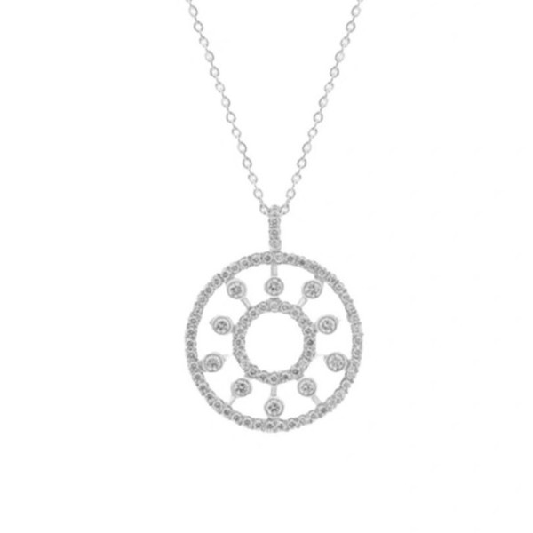 ❤드비어스 여성 화이트 골드 목걸이 - De Beers Womens White Gold Necklace - acc724x