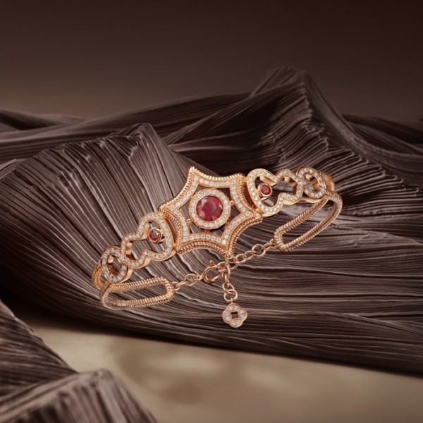 ❤키린 여성 로즈 골드 팔찌 - Qeelin Womens Rose-gold Bangle - acc731x