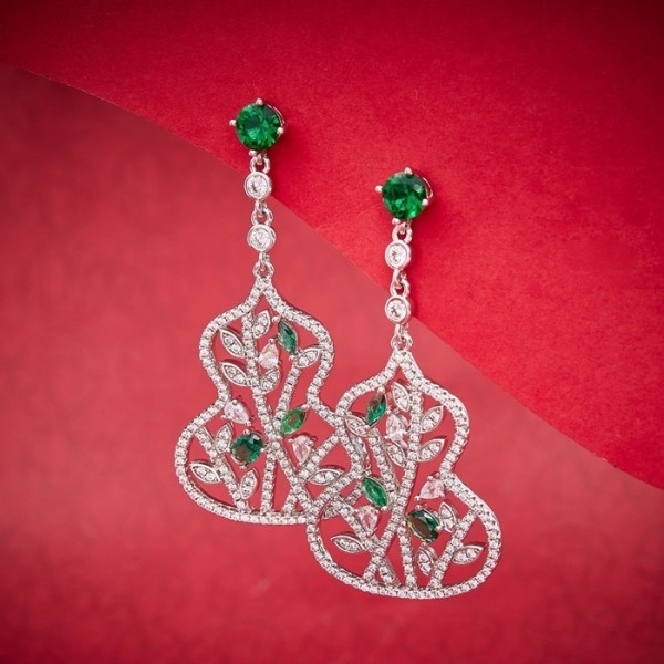 ❤키린 여성 화이트 골드 귀걸이 - Qeelin Womens White-gold Earring - acc735x