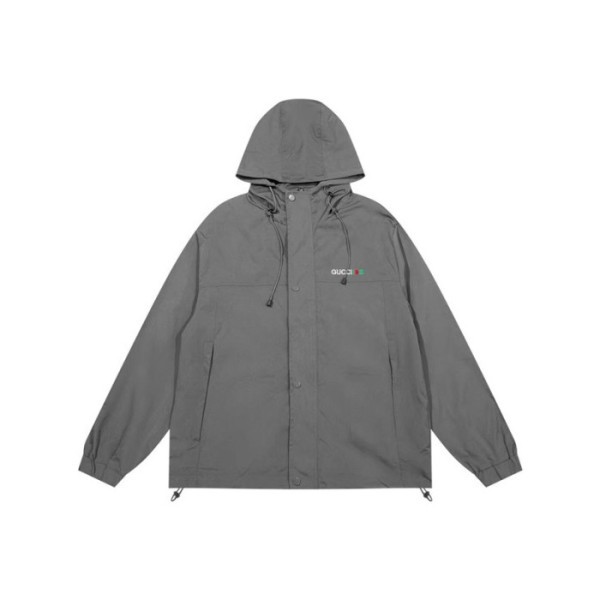 ❤구찌 남성 캐쥬얼 그레이 집업 자켓 - Gucci Mens Gray Zip-up Jackets - gu1160x