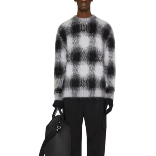 ❤지방시 남성 블랙 크루넥 니트 - Givenchy Mens Black Knits - gi352x